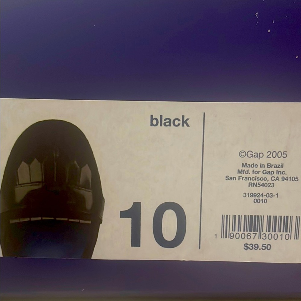 GAP Black Leather Shoes